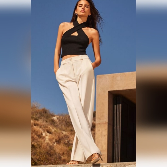 NWT Dynamite Crawford Straight Dress Pant size 0 - Picture 1 of 6